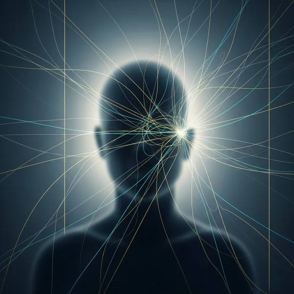 Abstract concept of a mind seeking clarity for bipolar disorder