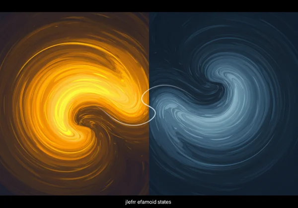 Abstract representation of fluctuating mood states