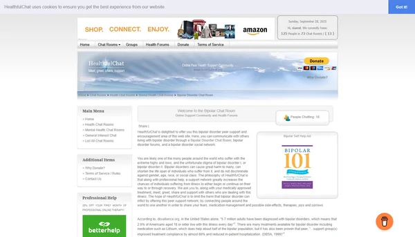 Bipolar Chat Room - HealthfulChat