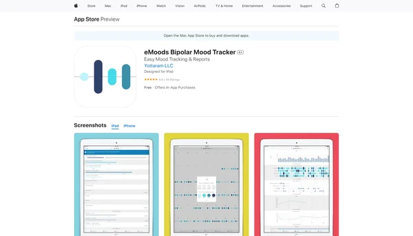 eMoods Bipolar Mood Tracker