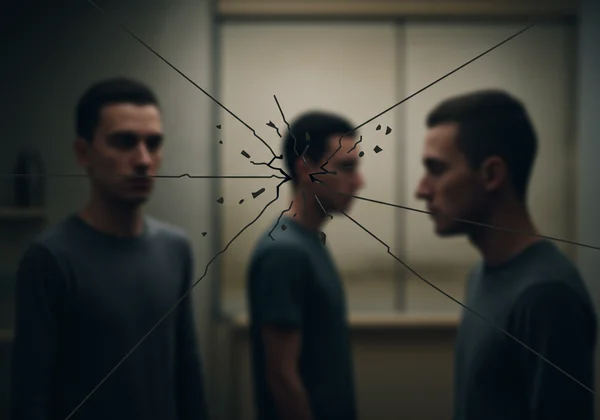 Silhouettes of people showing distance and conflict in relationships